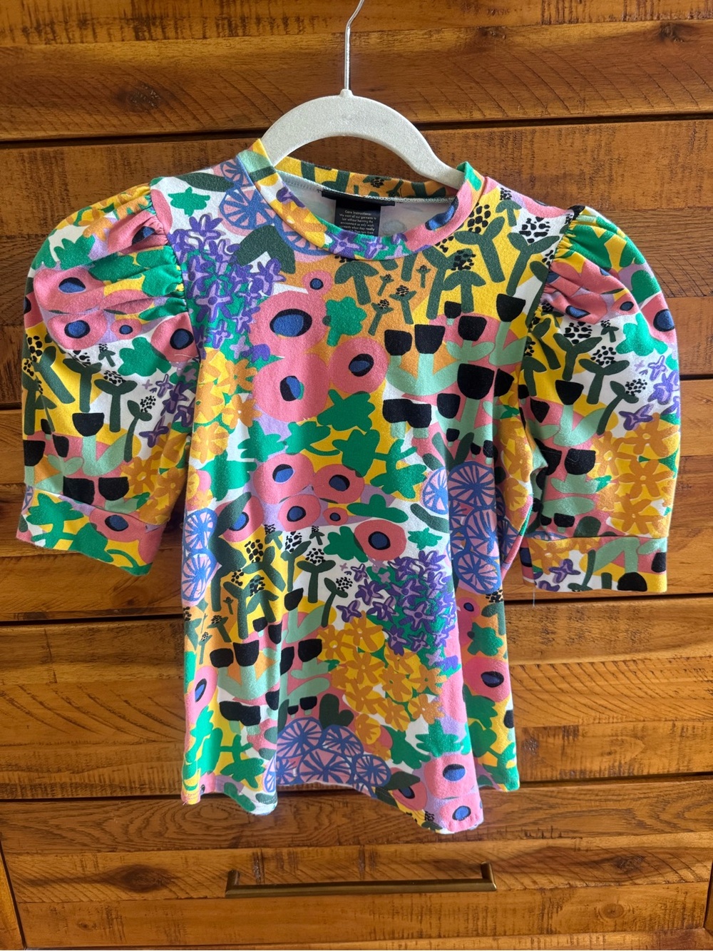Nooworks Floral Puff-Sleeve Top - people I’ve loved print